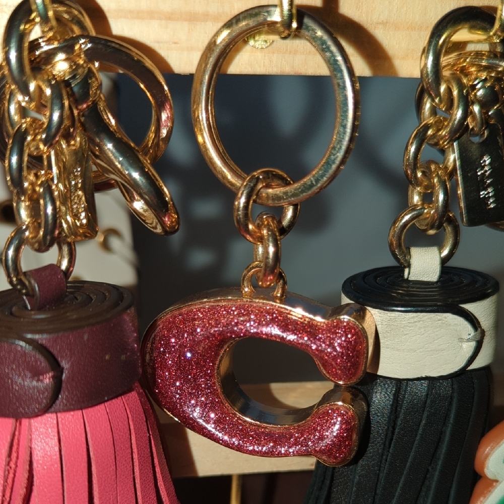 Reserved Coach Pink Tassel Bag Charm - Picture 5 of 11